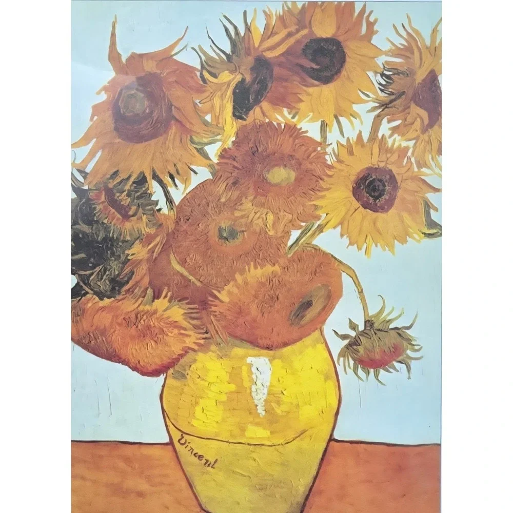 Eurographics Van Gogh Twelve Sunflowers Detail 1000‎ Piece Jigsaw Puzzle Art New